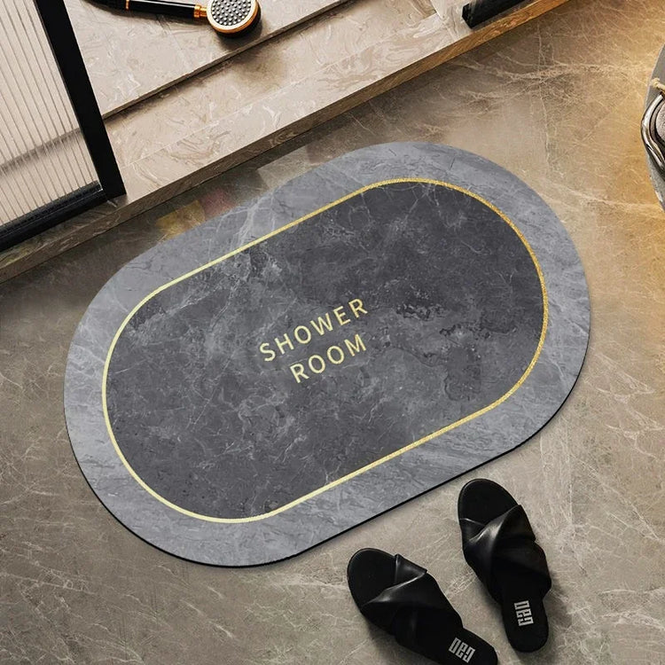 Toilet and bathtub side carpet with strong absorption