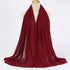 Elegant chiffon hijab wrap with breathable fabric, perfect for modest fashion