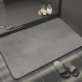 Absorbent diatomite bath mat for kitchen and bathroom