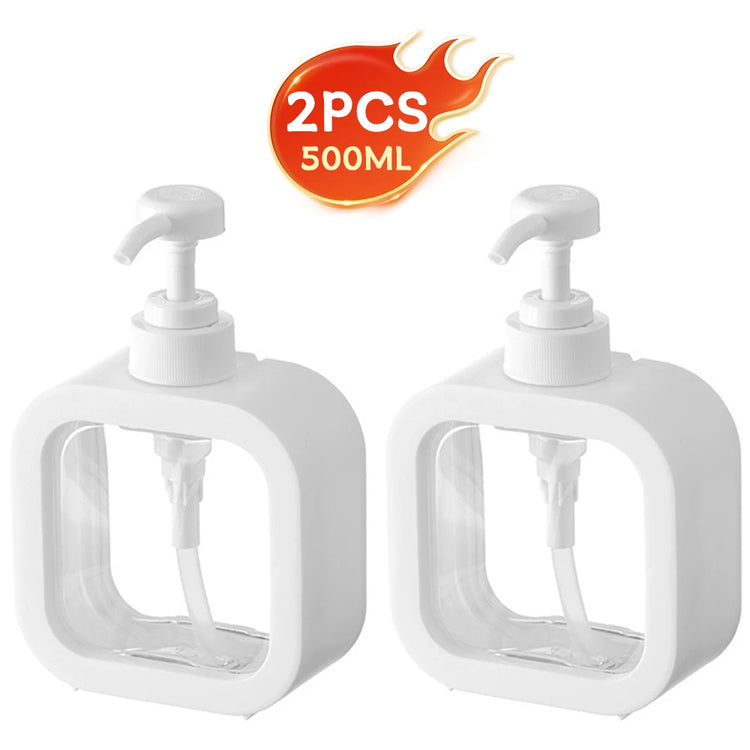 Large-capacity liquid soap dispenser suitable for travel, kitchen, and bathroom storage