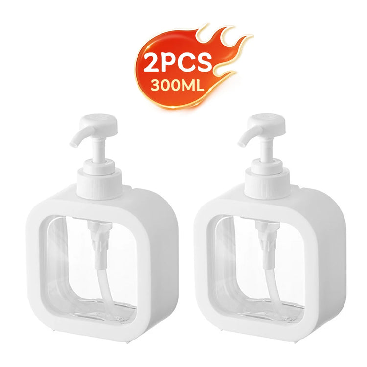 Large-capacity liquid soap dispenser suitable for travel, kitchen, and bathroom storage