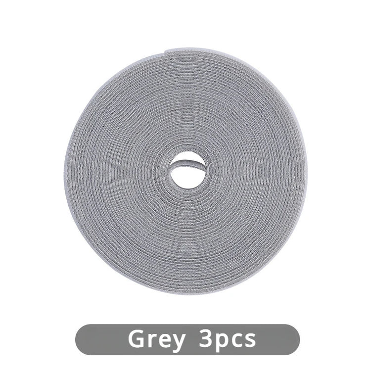 Removable cable tie for cords and data cables