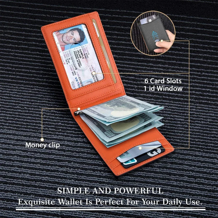 Men’s bifold credit card holder wal