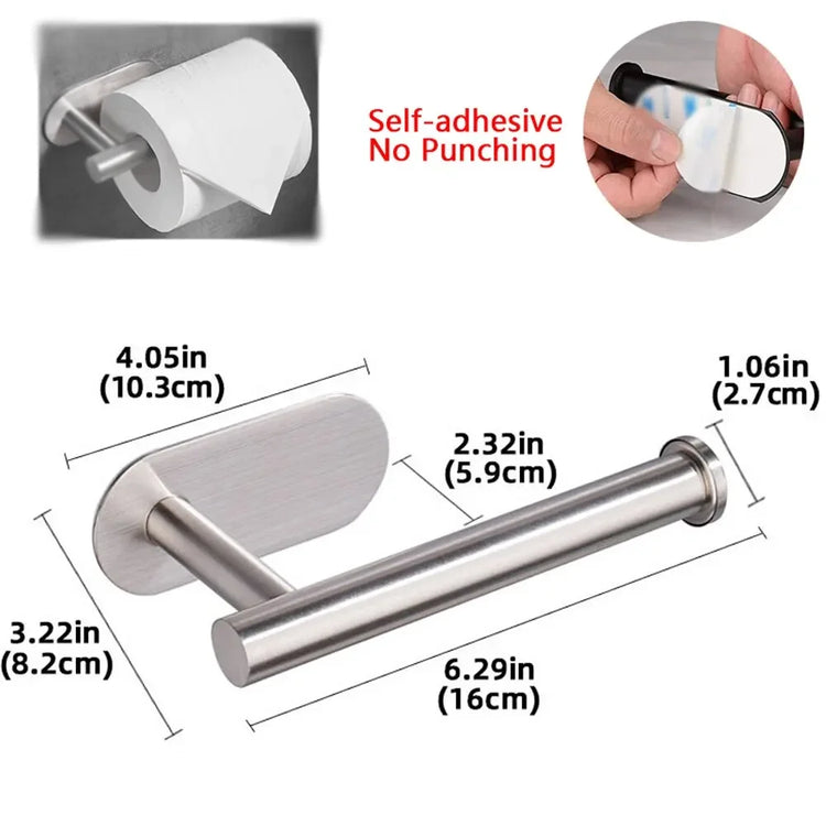 Space-saving kitchen organizer for paper towels and plastic wrap