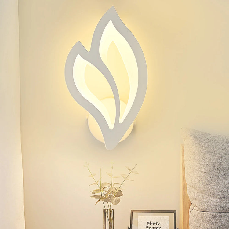 Elegant chrome LED wall light with frosted glass shade for bathroom decor