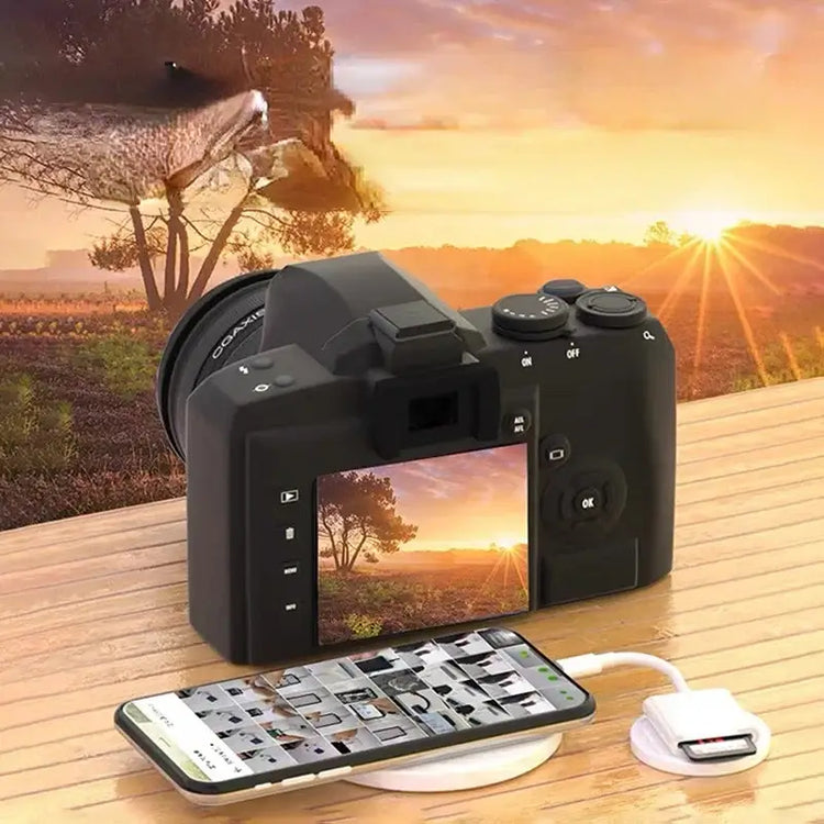 Lightning to SD card reader adapter for iPhone and iPad, supports micro SD and TF cards