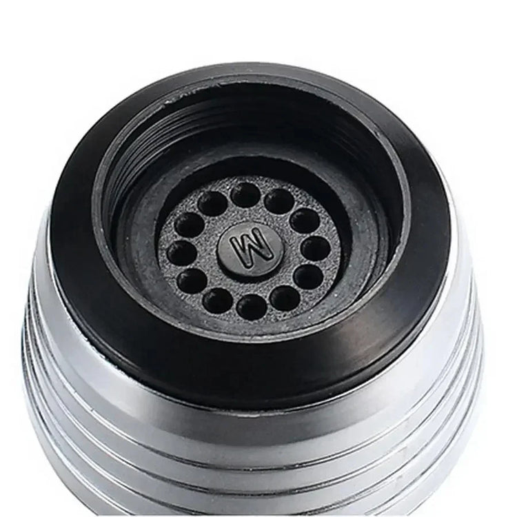 Water-saving faucet aerator attachment with 360° rotation for efficient dishwashing