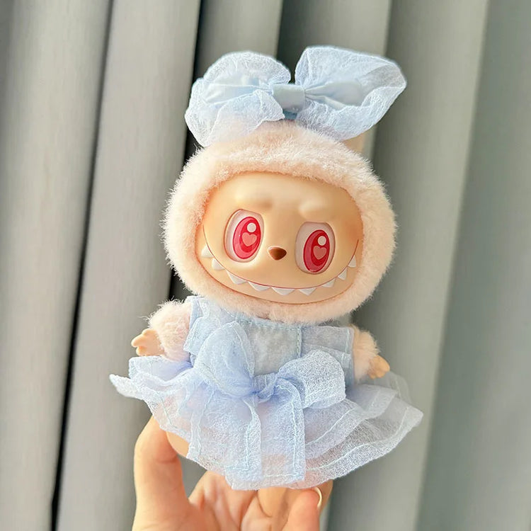 Plush doll clothes and accessories for Labubu V1 V2 idol dolls