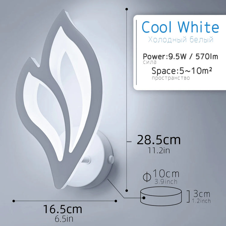 Elegant chrome LED wall light with frosted glass shade for bathroom decor