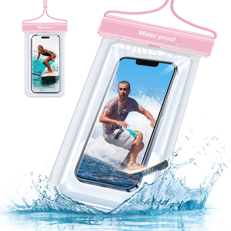 Azragon 7-inch Waterproof Phone Pouch for iPhone 16/15/14/13/12 Pro Max Plus, Samsung Galaxy S24/S23 Ultra, Pixel