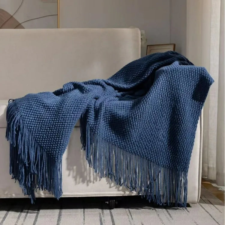 2025 tassel towel throw blanket for sofa, bed, or bedside flag