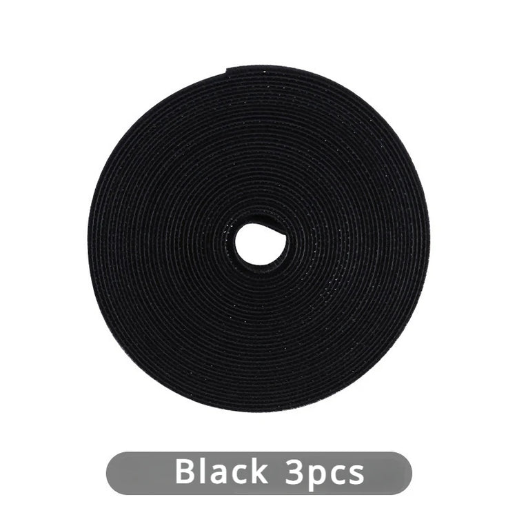Removable cable tie for cords and data cables