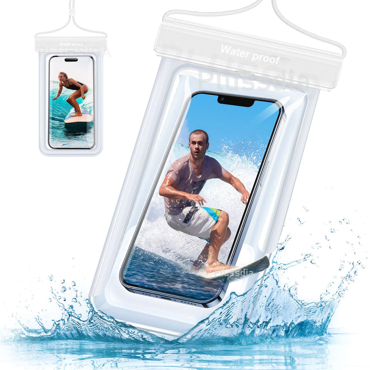 Azragon 7-inch Waterproof Phone Pouch for iPhone 16/15/14/13/12 Pro Max Plus, Samsung Galaxy S24/S23 Ultra, Pixel