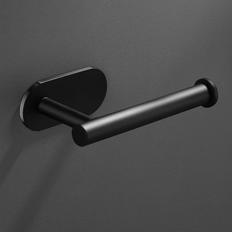 Plastic wrap and toilet paper holder with easy wall mount installation