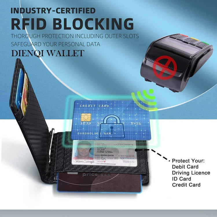 Men’s bifold credit card holder wal