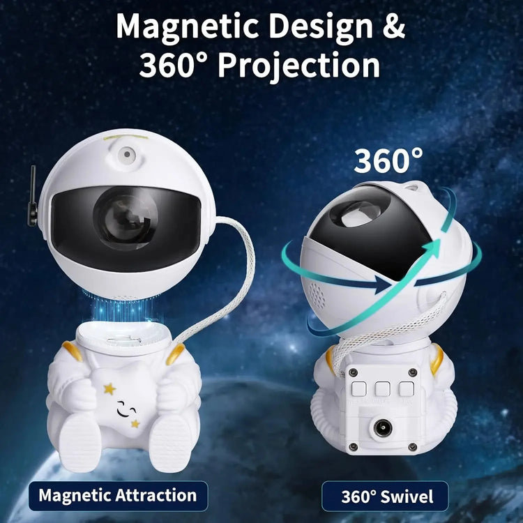 LED night light projector with galaxy and nebula effects for kids and adults