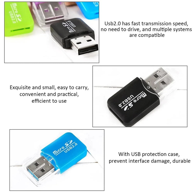 High-speed USB 2.0 Micro SD/TF card reader by NNBILI