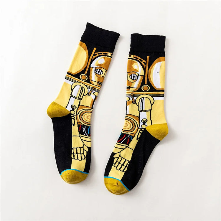 Fun and funky anime socks for casual outfits