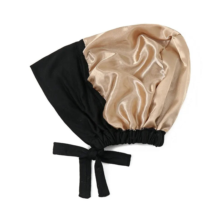 Satin undercap for hijab, stylish and easy-to-wear bonnet for Muslim women