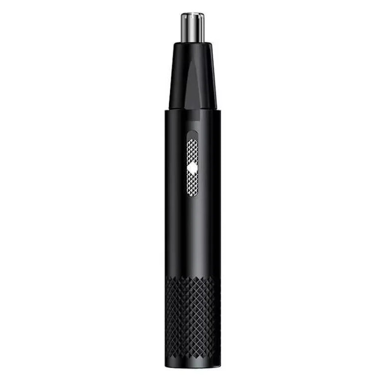 USB rechargeable nose hair trimmer with ergonomic design for comfortable use