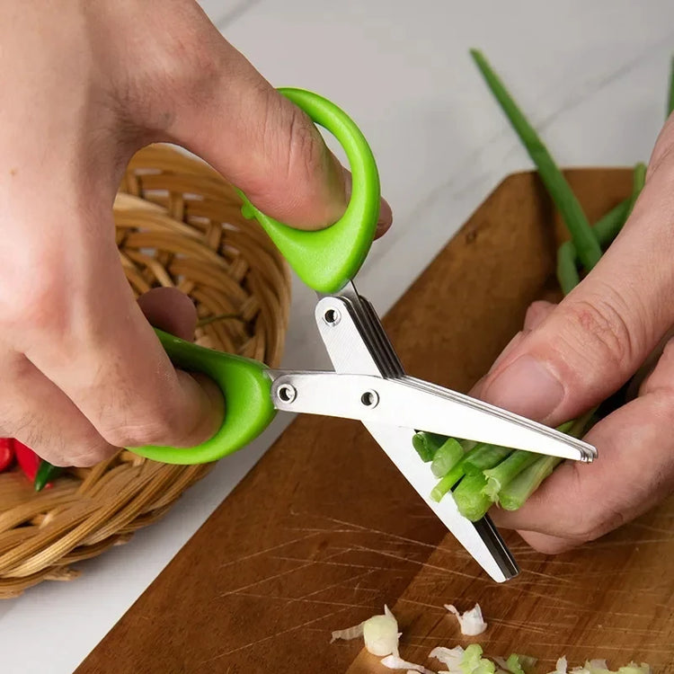 High-quality stainless steel kitchen shears suitable for various cooking applications