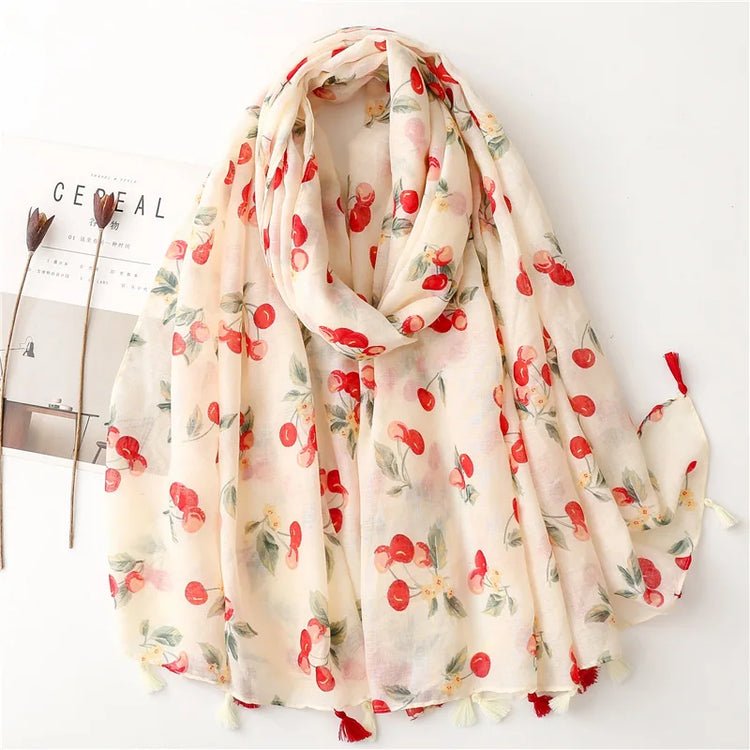 High quality lightweight pashmina stole, styled as a Muslim hijab or fashion wrap