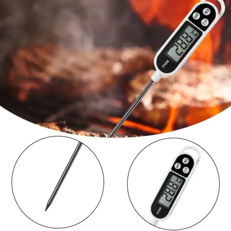 TP300 waterproof digital thermometer suitable for cooking, grilling, and baking
