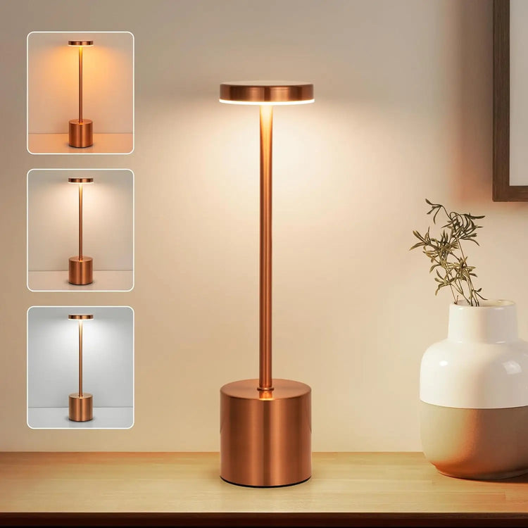 Modern LED table lamp for home, bar, and hospitality lighting