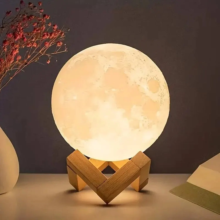 8 cm DIY planet lamp with moon and galaxy design for painting