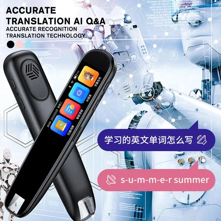 Smart Translation Pen with 123 Languages for Classroom and Study Use