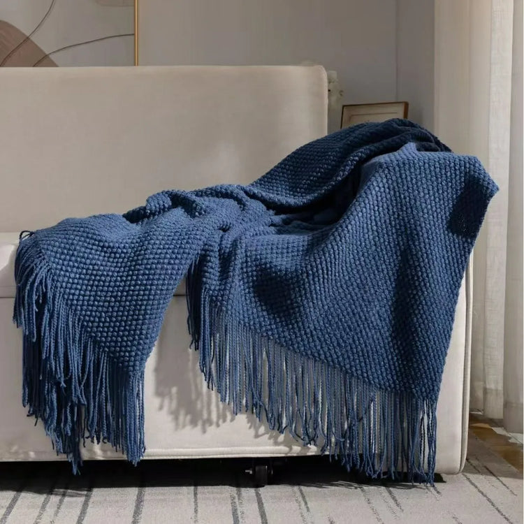 2025 tassel towel throw blanket for sofa, bed, or bedside flag