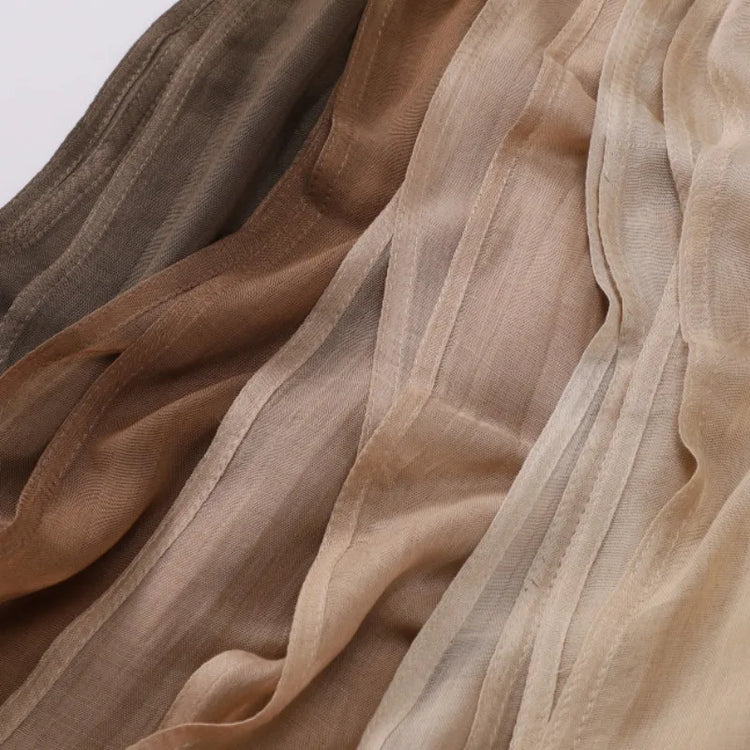 Elegant large hijab scarf in plain design, ideal for prayer, casual wear, or layering