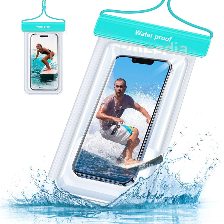 Azragon 7-inch Waterproof Phone Pouch for iPhone 16/15/14/13/12 Pro Max Plus, Samsung Galaxy S24/S23 Ultra, Pixel