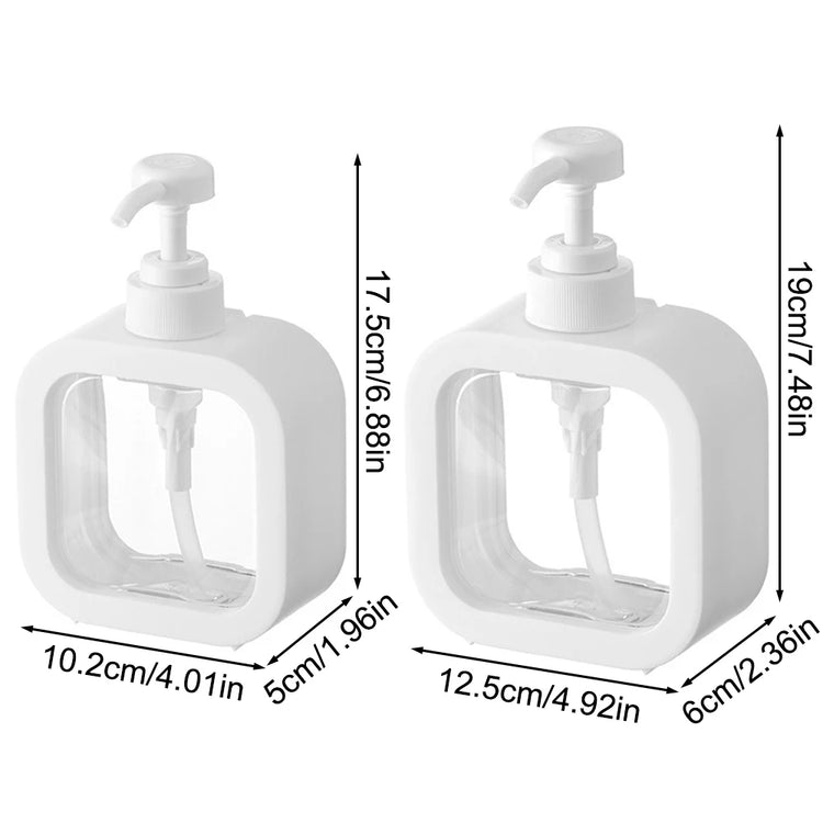 Large-capacity liquid soap dispenser suitable for travel, kitchen, and bathroom storage