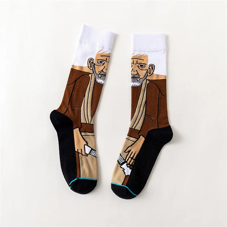Fun and funky anime socks for casual outfits