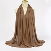 Elegant chiffon hijab wrap with breathable fabric, perfect for modest fashion