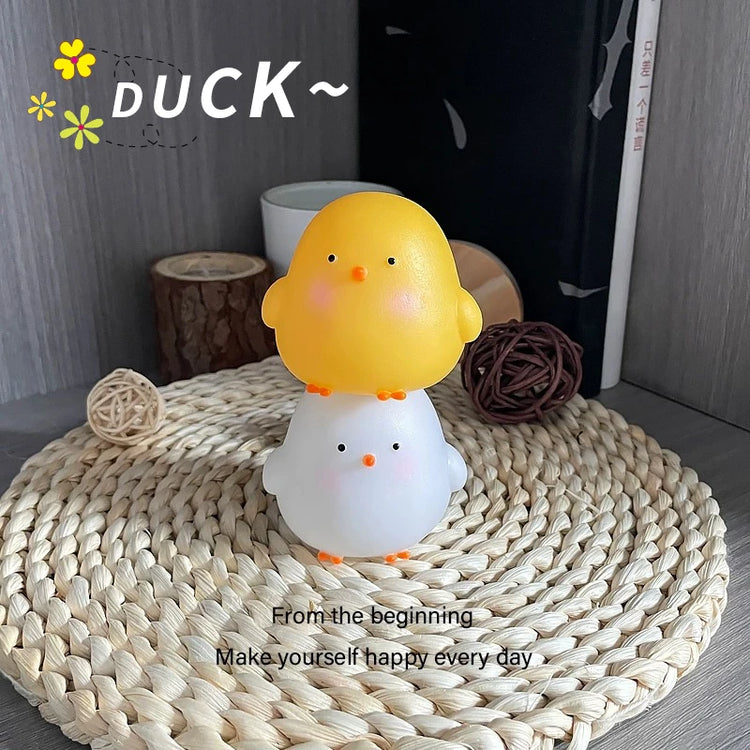 Cute chicken-shaped soft night light for children’s bedroom