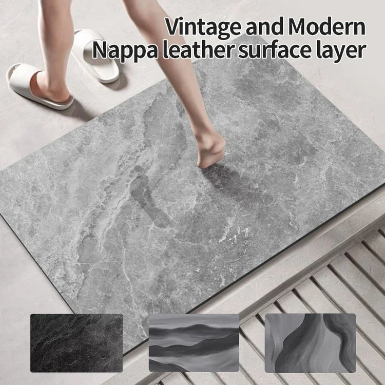 Toilet and bathtub side carpet with strong absorption