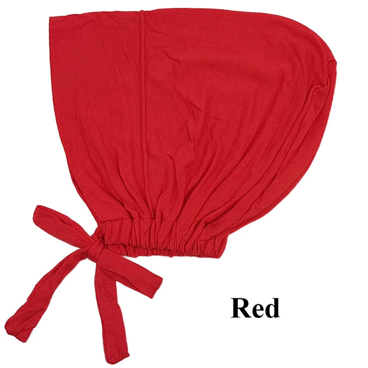 Soft modal Muslim turban hat for women, used as inner hijab cap or underscarf bonnet