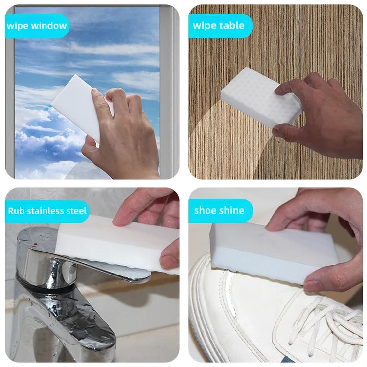 Magic cleaning sponge suitable for tough stains and grime