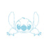 Stitch peeking vinyl decal for car window, bumper, or laptop decoration 