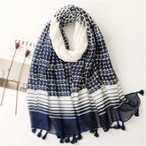 High quality lightweight pashmina stole, styled as a Muslim hijab or fashion wrap