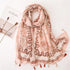 High quality lightweight pashmina stole, styled as a Muslim hijab or fashion wrap