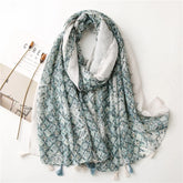 High quality lightweight pashmina stole, styled as a Muslim hijab or fashion wrap