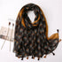 High quality lightweight pashmina stole, styled as a Muslim hijab or fashion wrap