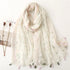 High quality lightweight pashmina stole, styled as a Muslim hijab or fashion wrap