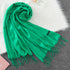 Soft long pashmina wrap used as hijab, headband, or stylish winter stole
