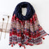 High quality lightweight pashmina stole, styled as a Muslim hijab or fashion wrap