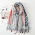 High quality lightweight pashmina stole, styled as a Muslim hijab or fashion wrap
