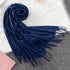 Soft long pashmina wrap used as hijab, headband, or stylish winter stole